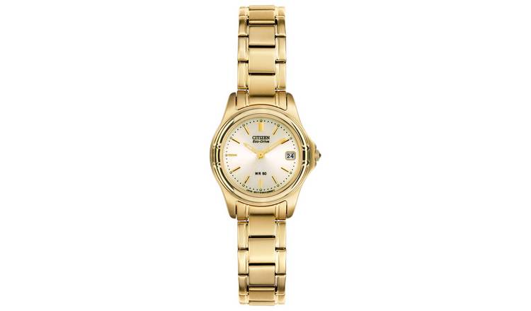 Buy Citizen Ladies Eco Drive Gold Tone Bracelet Watch Womens watches Argos