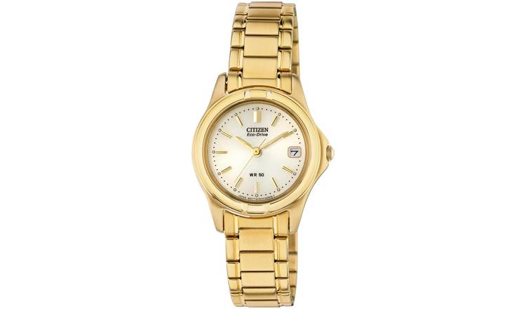 Buy Citizen Ladies Eco-Drive Gold Tone Bracelet Watch | Womens watches |  Argos
