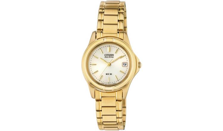 Buy Citizen Ladies Eco Drive Gold Tone Bracelet Watch Womens