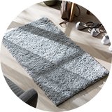 Argos Home Shimmer Cut Pile Woven Grey Rug.