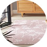 Argos Home Plain Pink Cotton Flatweave Rug - 60x90cm.