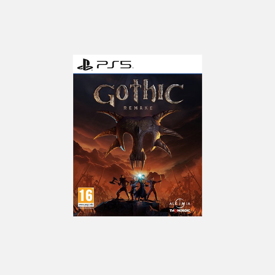 Front cover of Gothic 1 Remake PS5 Game.