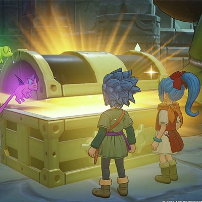 A screengrab from Dragon Quest Treasures Nintendo Switch Game.
