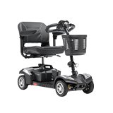 A Drive Devilbliss Explorer scooter in silver.