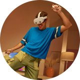 Meta Quest 3S 128GB All-In-One Mixed Reality Headset.