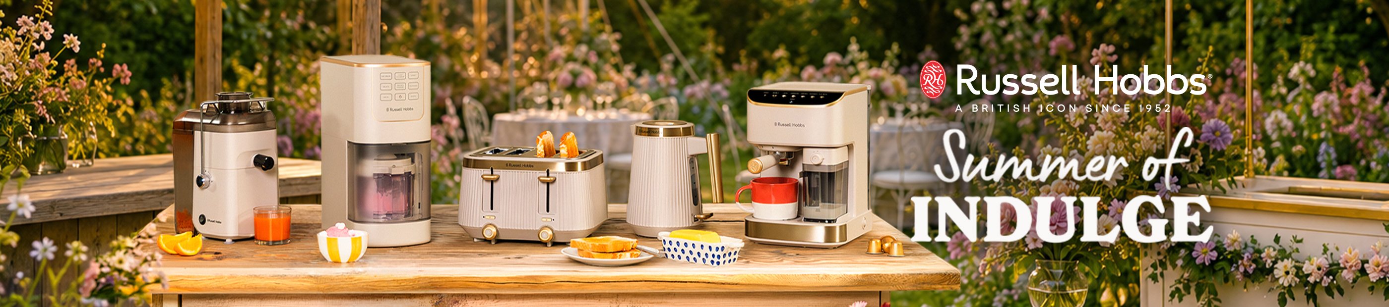 Russell Hobbs. Summer of indulge.