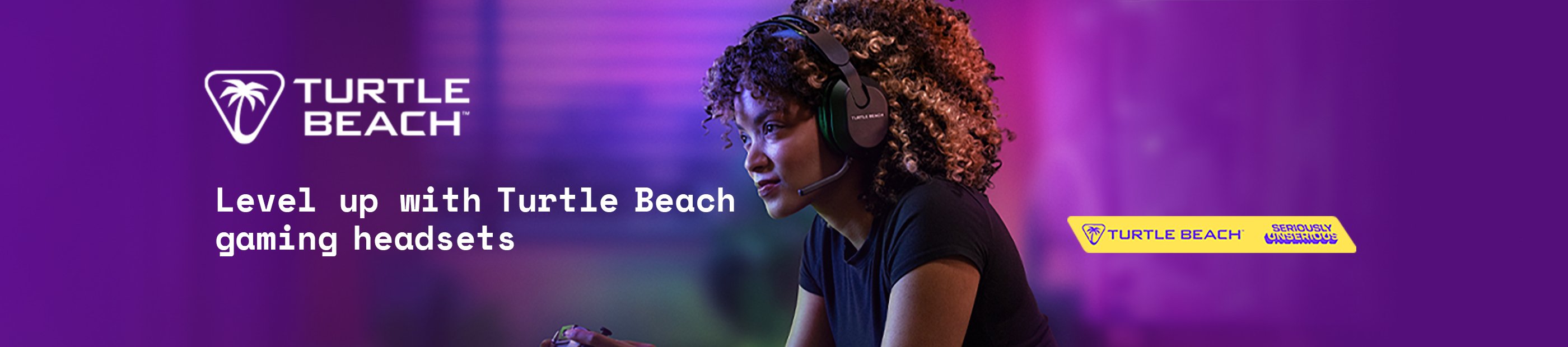 Turtle Beach. Level up with Turtel Beach gaming headsets.