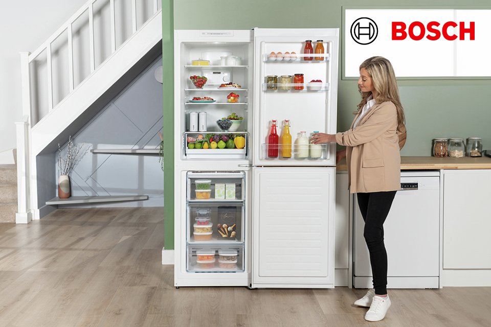 Free recycling on selected Bosch fridges and freezers.