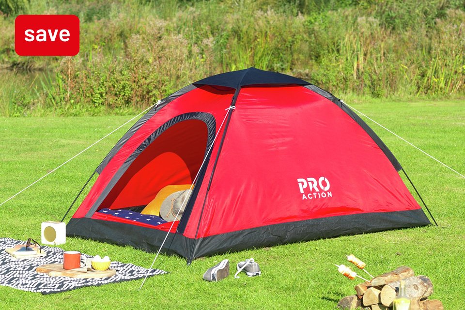 Save up to 20% on selected camping.