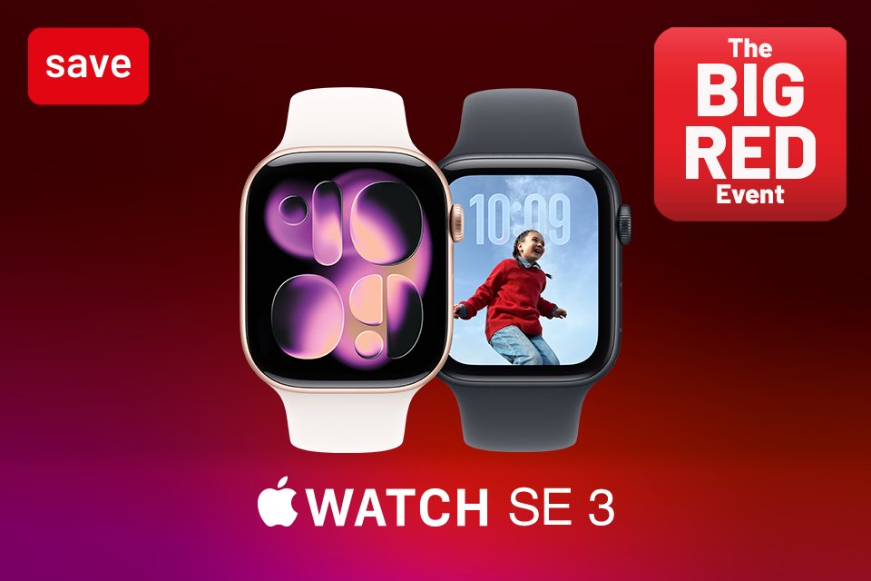 The Big Red Event. Save 10% on selected Apple Watch with code RED10.