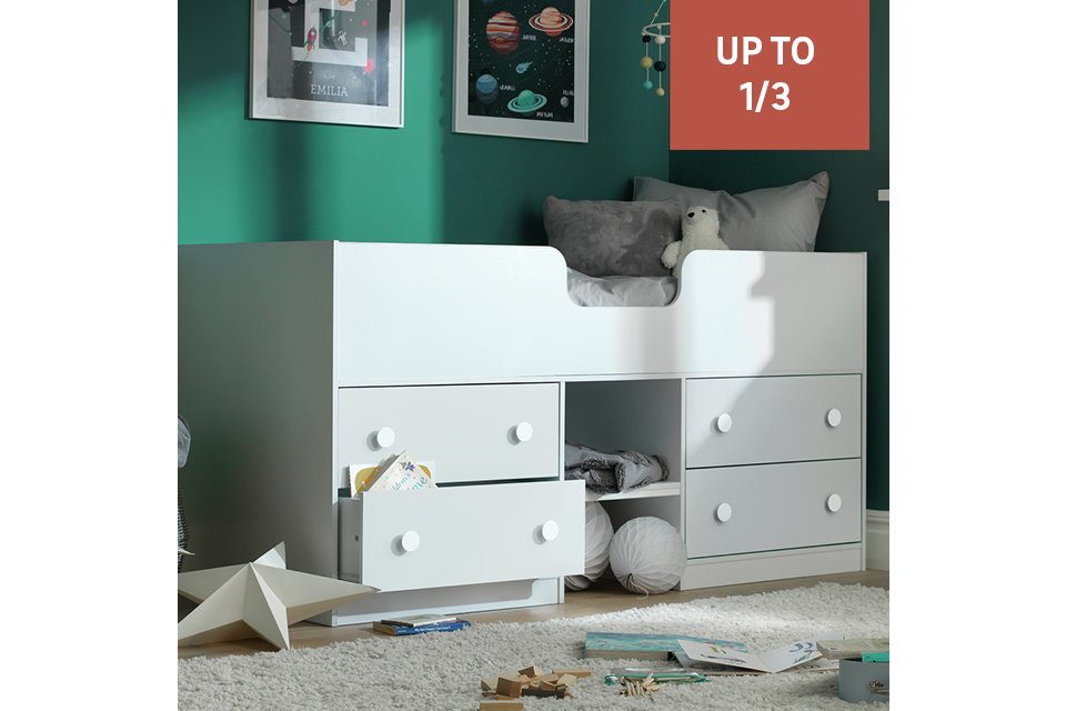 Save up to 1/3 on selected kids & nursery furniture.