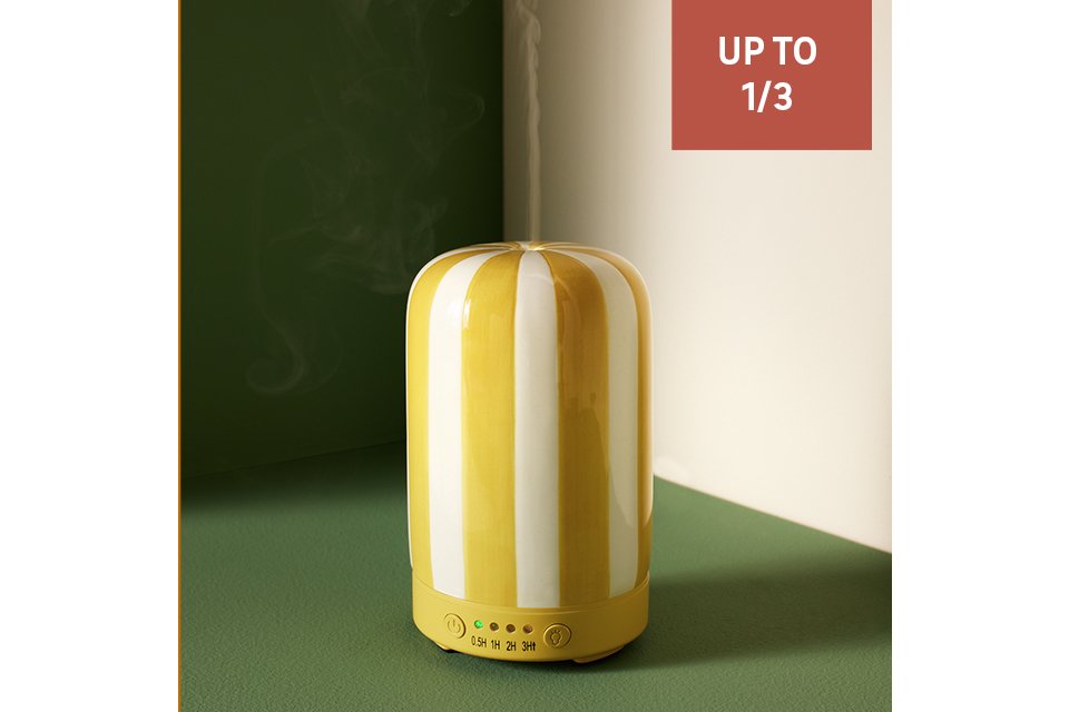 Save up to 1/3 on selected home accessories & textiles.