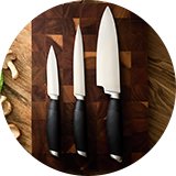 Knife sets.