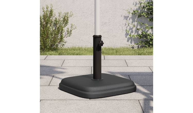 Walplus Parasol Base for dia / Poles 11 kg Square - Black - 38 mm