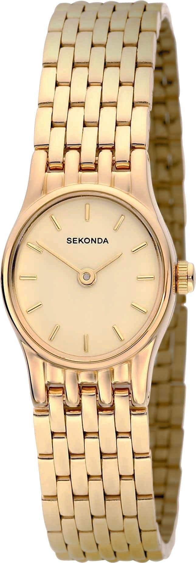 Sekonda Ladies Gold Plated Bracelet Watch