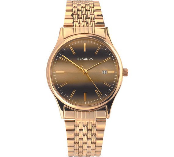 Buy Sekonda Men's Gold Plated Tiger Eye Watch at Argos.co.uk - Your ...