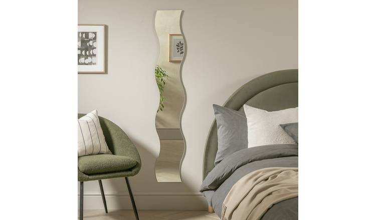 Buy Argos Home Full Length Wavy Wall Mirror 24x139cm Wall