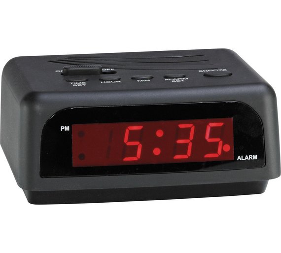 Constant Digital Alarm Clock Will Have You Up And Out Of Bed In The Mornin Black Ebay