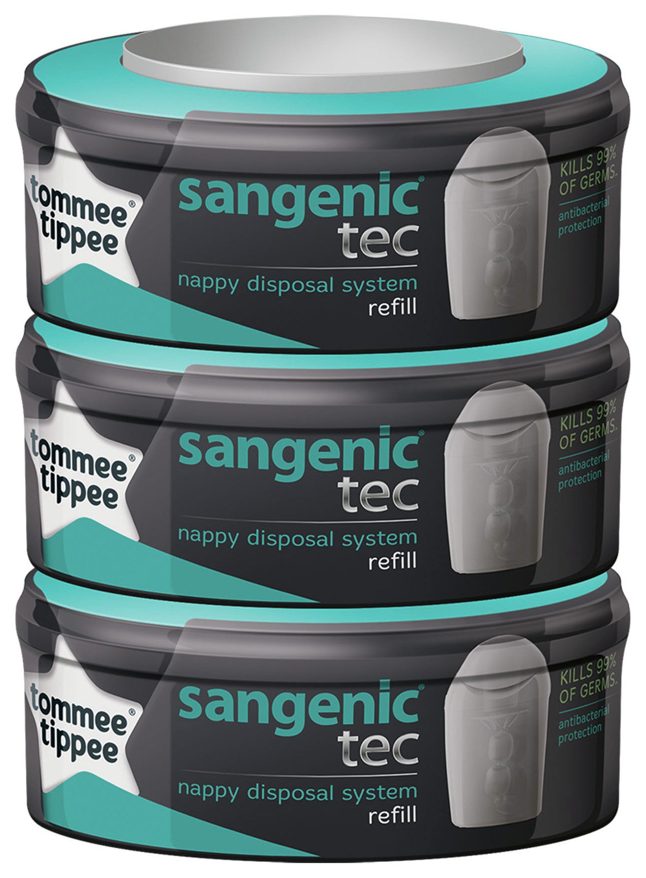 Tommee Tippee Sangenic Tec Refills x 3