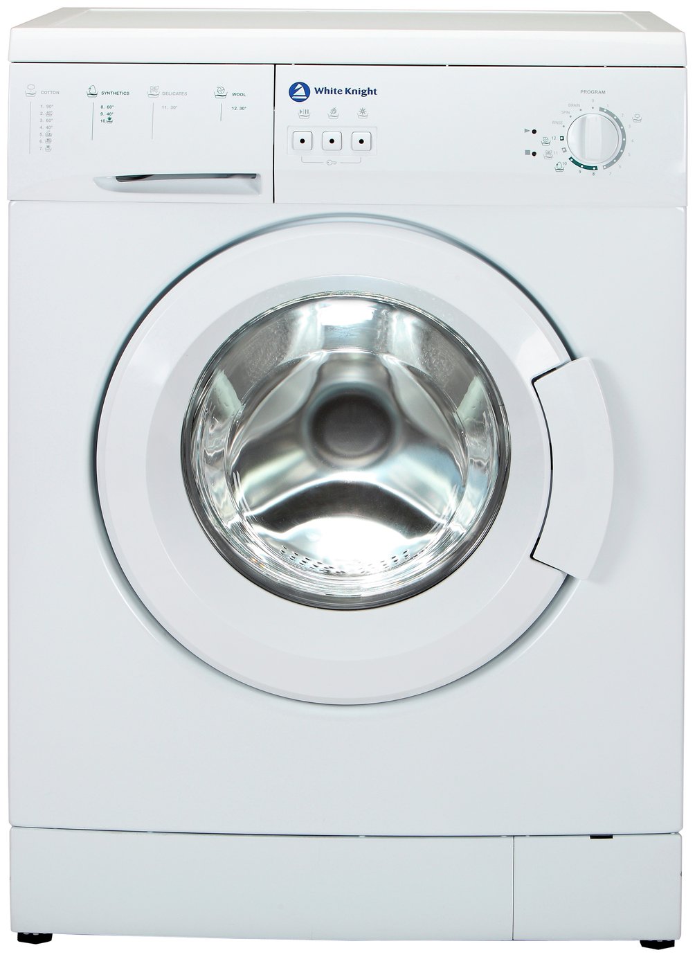 White Knight WM105V 5KG 1000 Spin Washing Machine - White