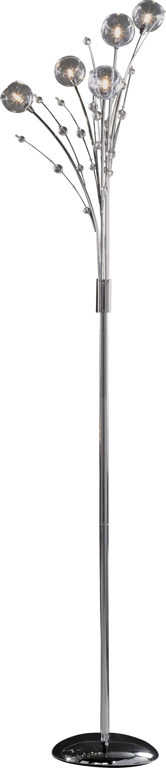 Argos Home Sophie 5 Light Floor Lamp - Chrome