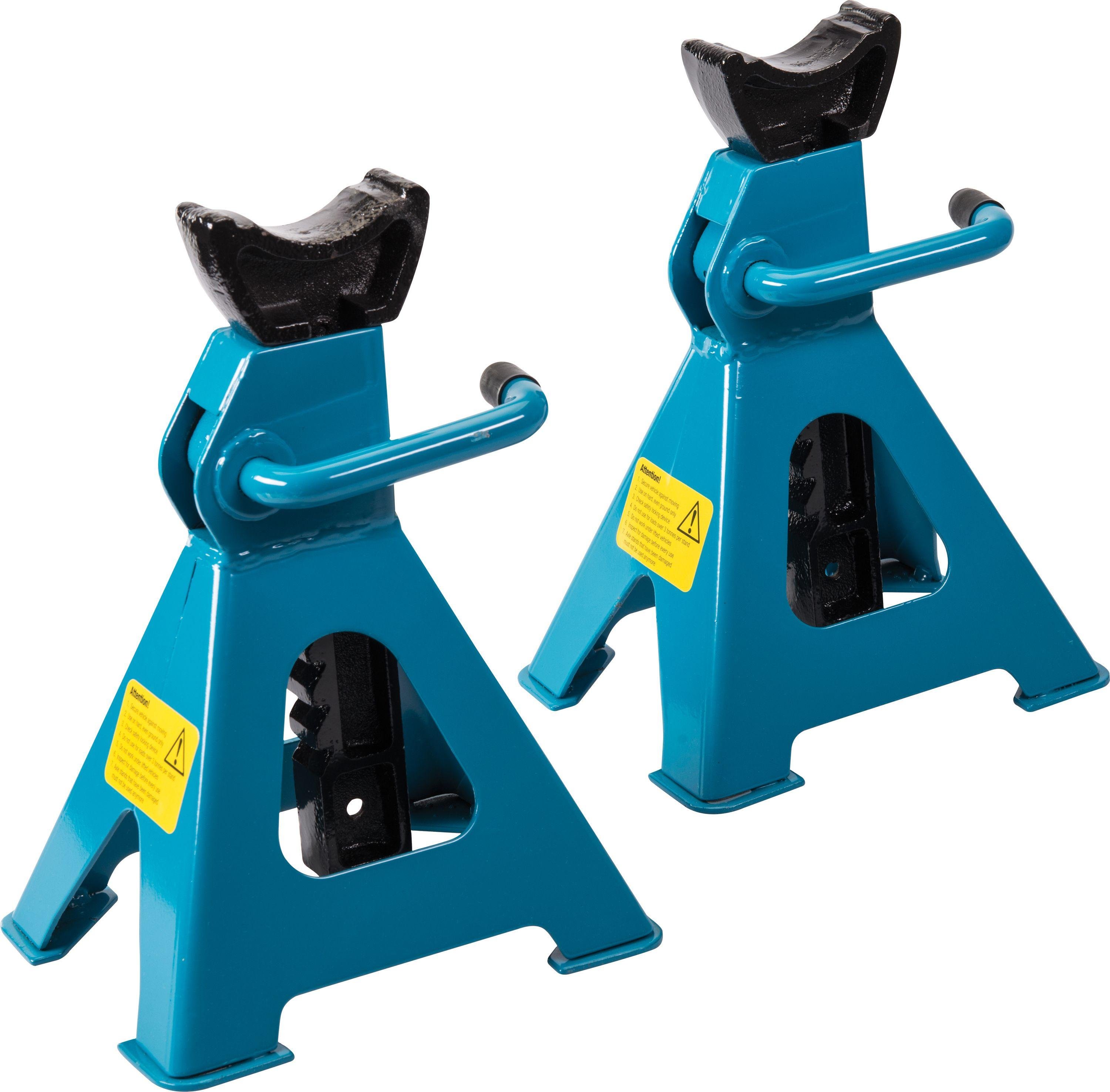 Silverline 3 Tonne Axle Stands - Set of 2.