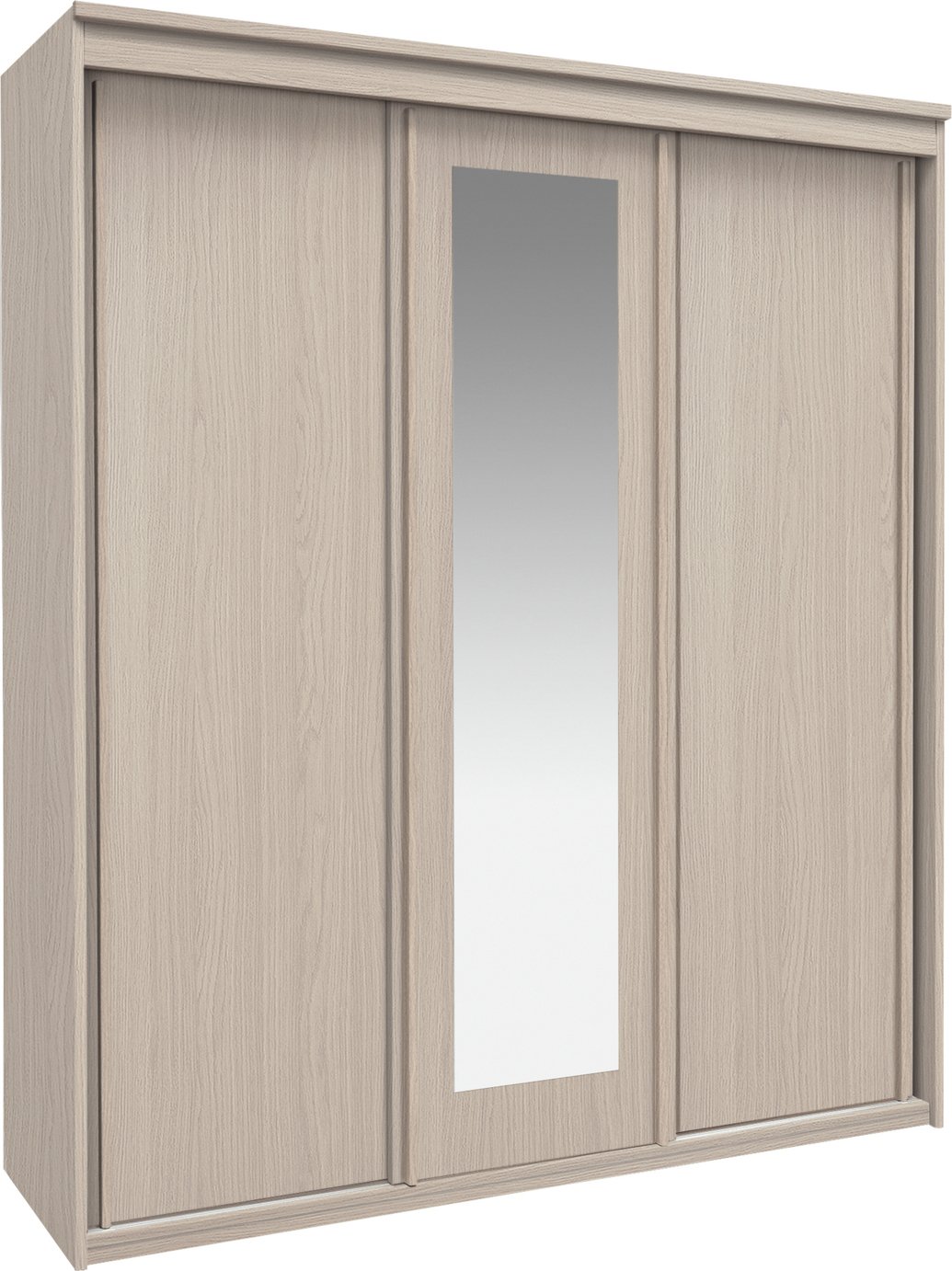 Argos Home New Hallingford 3 Dr Sliding Wardrobe - Light Oak