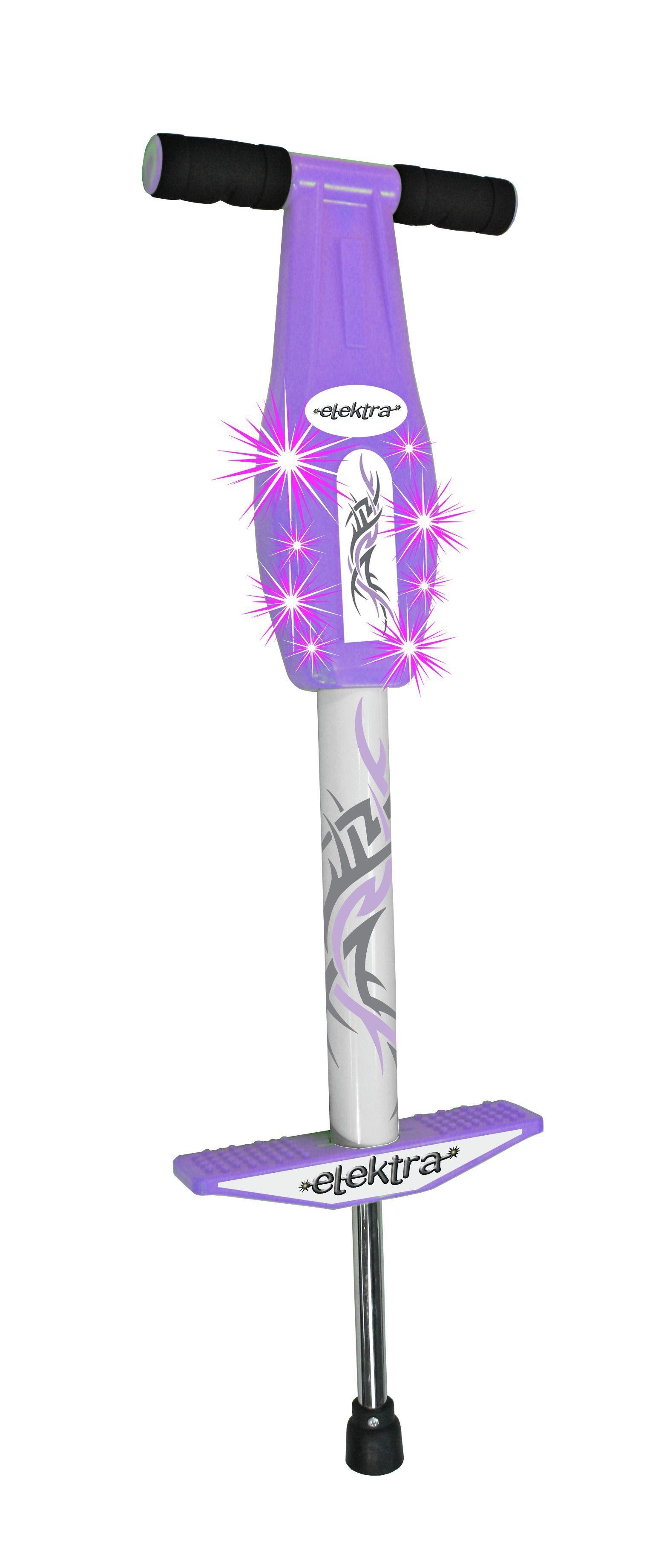 Elektra Flashing Pogo Stick - Pink