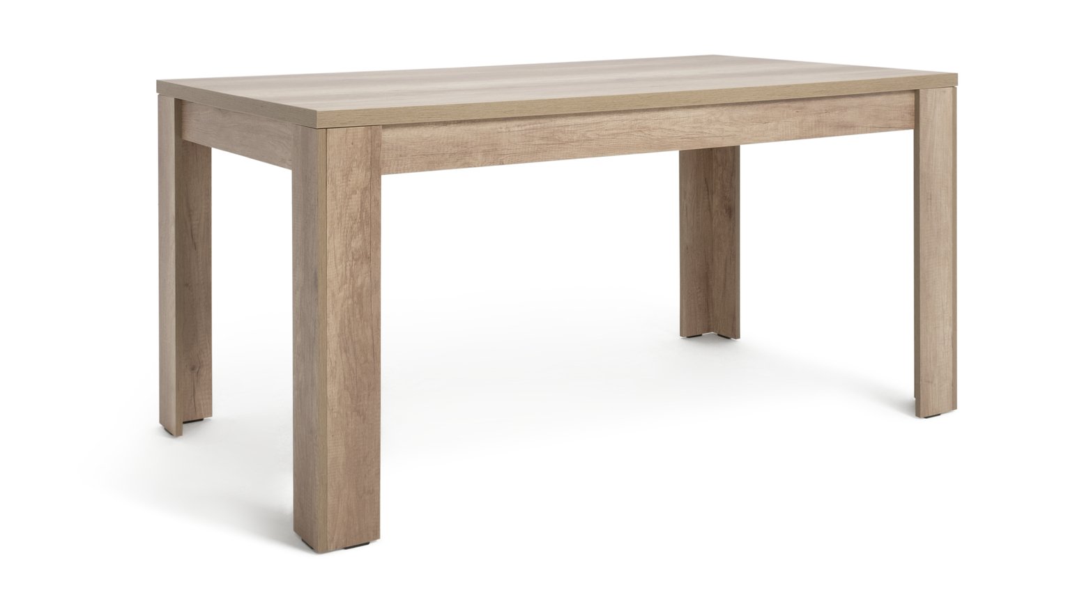 Argos Home Preston Wood Effect 6 Seater Dining Table - Oak