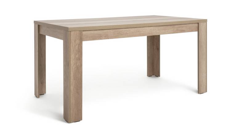 Argos home bolitzo oak effect dining table & 2024 2 benches