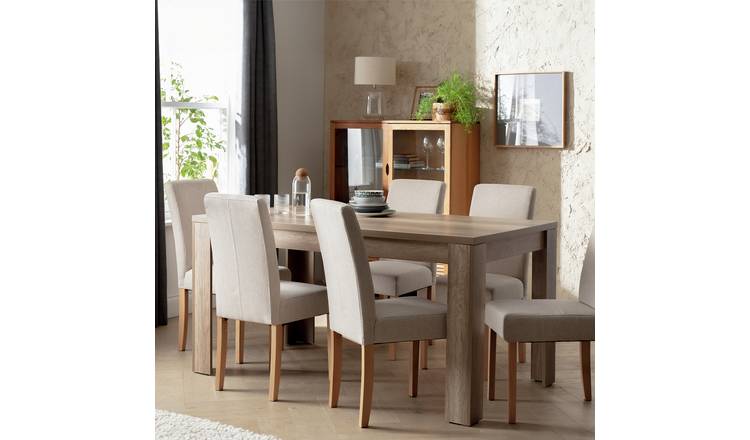 Argos dining room table 2024 and 6 chairs