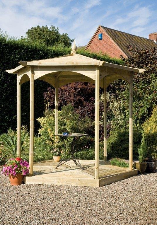 Grange Fencing Budleigh Hexagonal Gazebo Bandstand