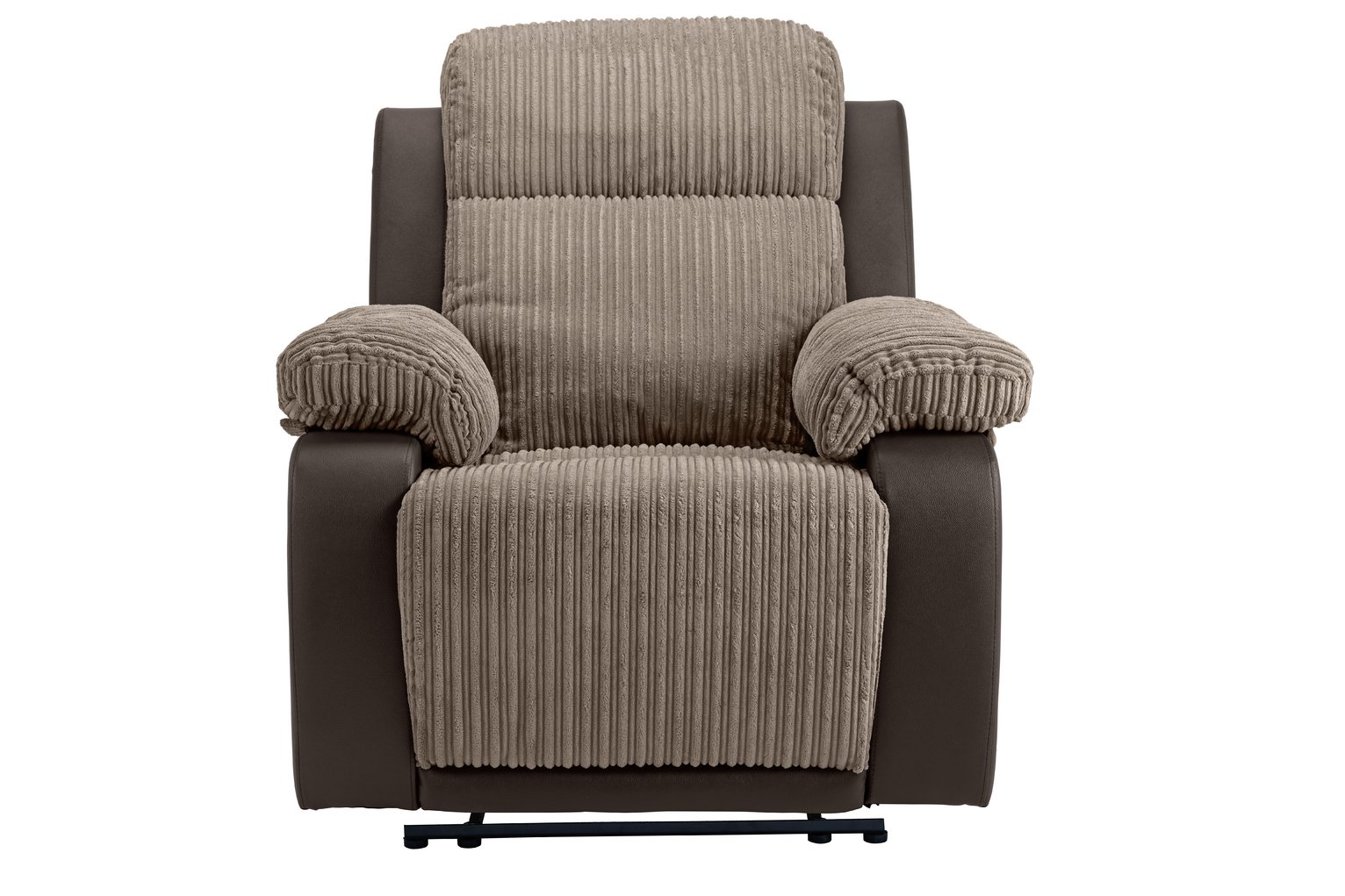 Argos Home Bradley Chair & 2 Seater Recliner Sofa - Natural