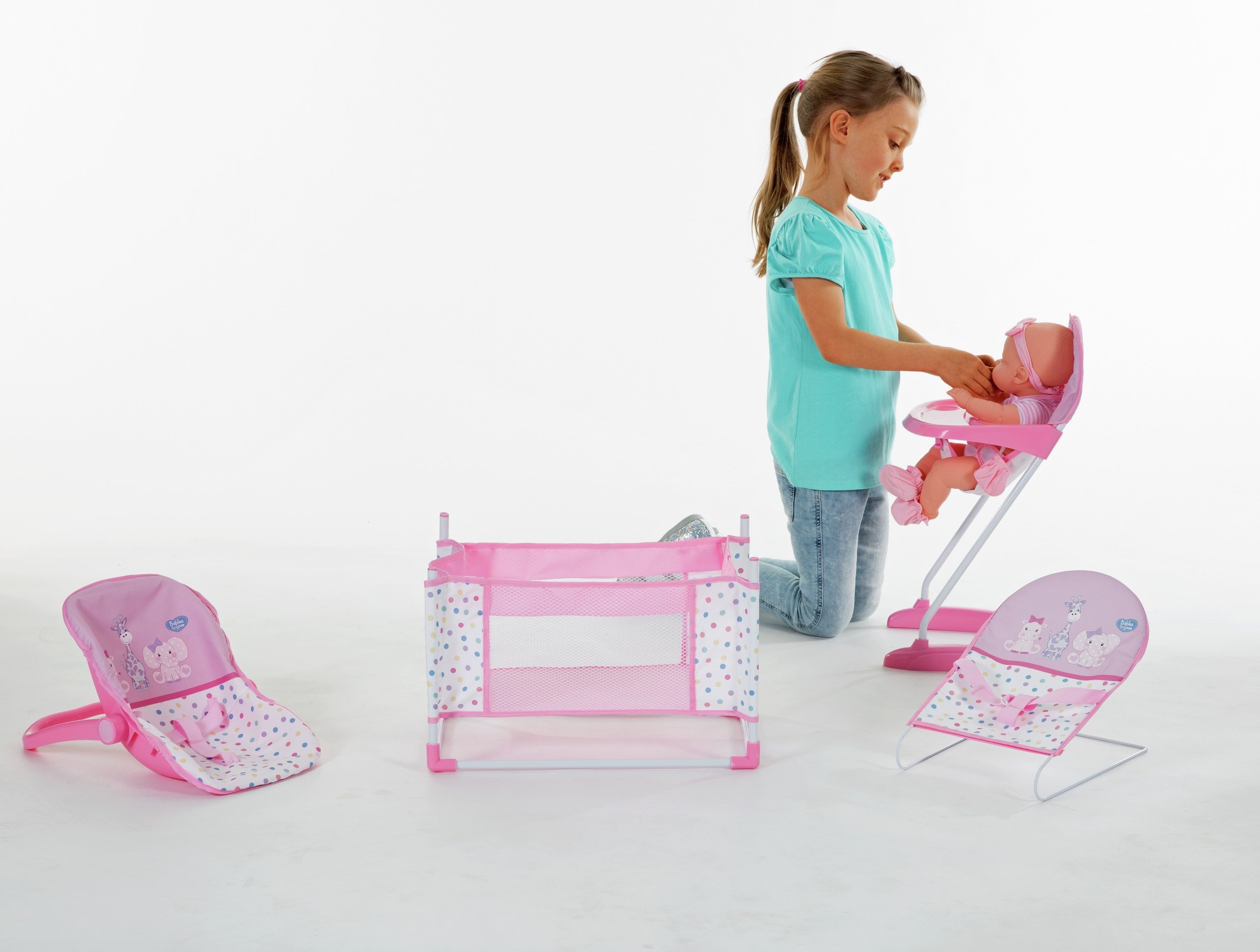 Chad Valley Babies to Love Doll's Sleep, Feed and Travel Set review