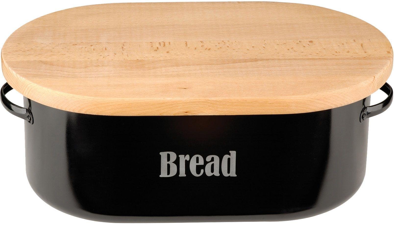 Typhoon Vintage Kitchen Bread Bin - Black