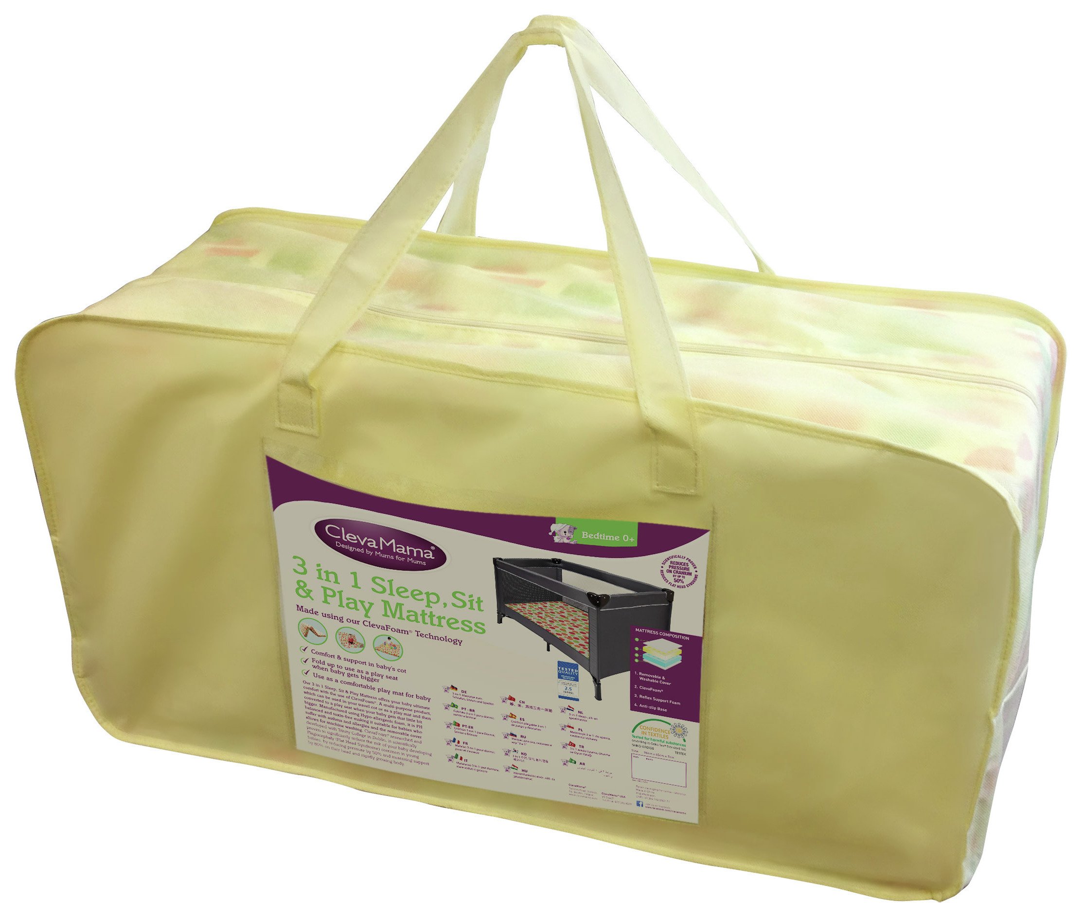 Clevamama 3 in 1 Sleep, Sit and Play Travel Cot Reviews