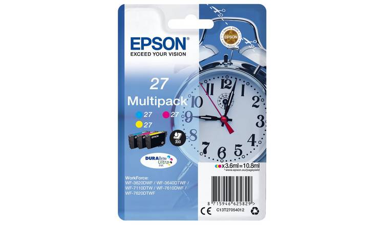 Epson 27 Alarm Clock Ink Cartridges - Colour