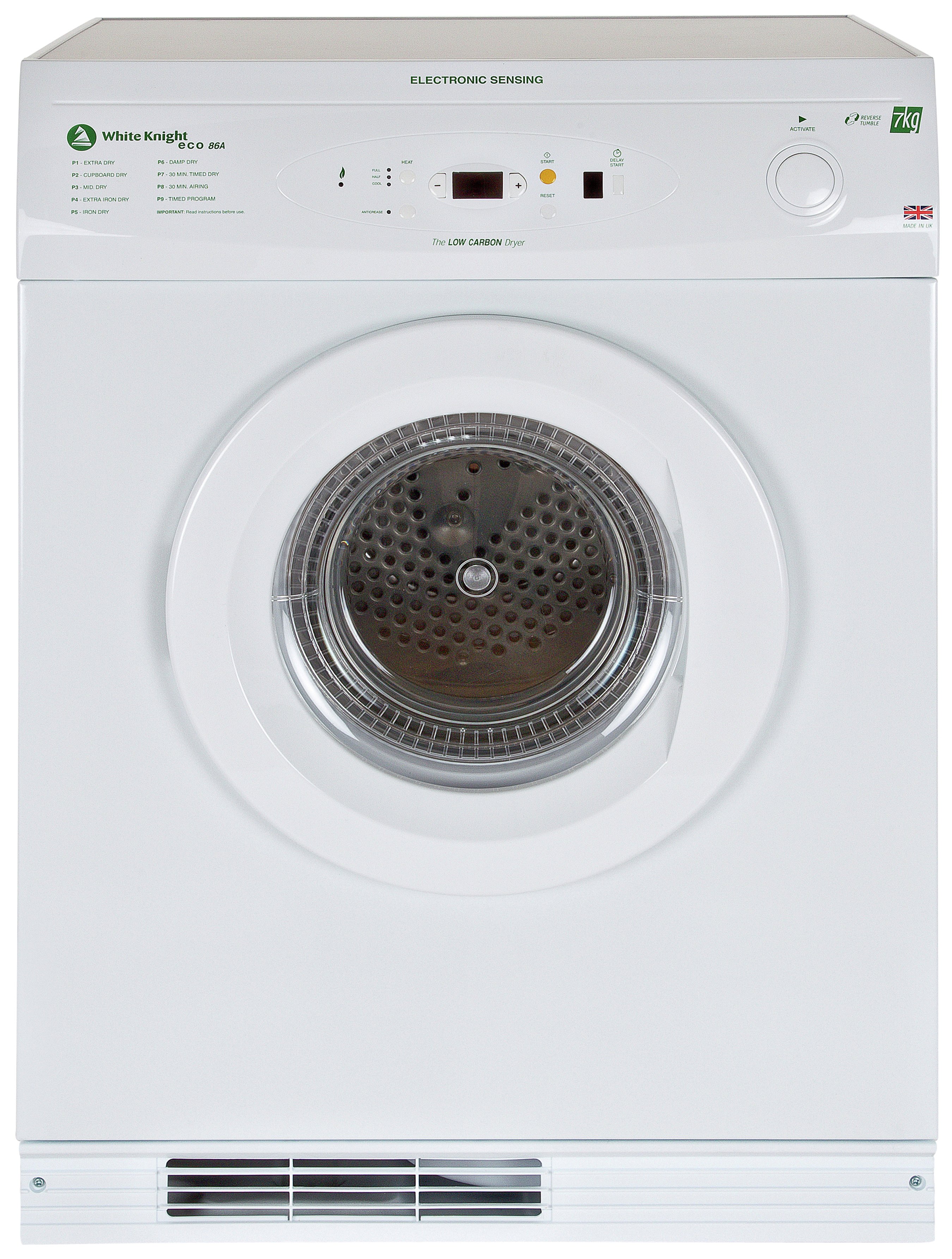 White Knight ECO86A Vented Tumble Dryer