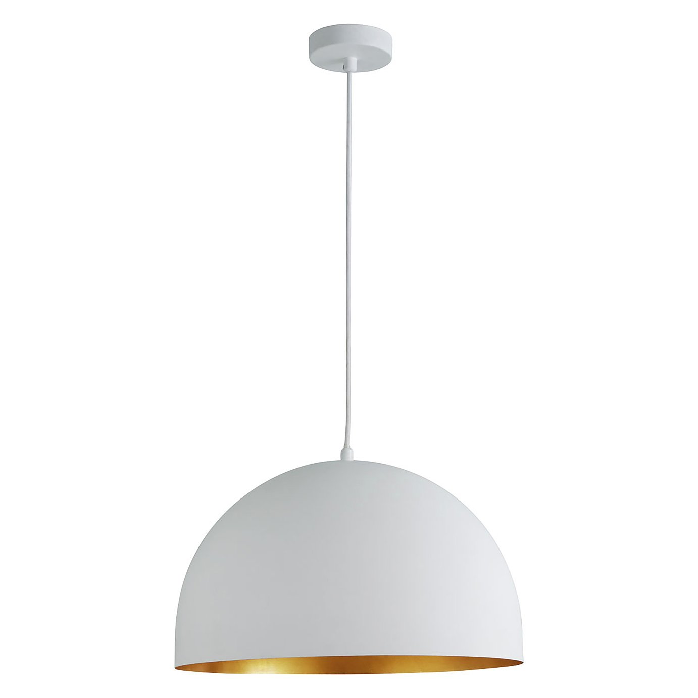 white ceiling pendant