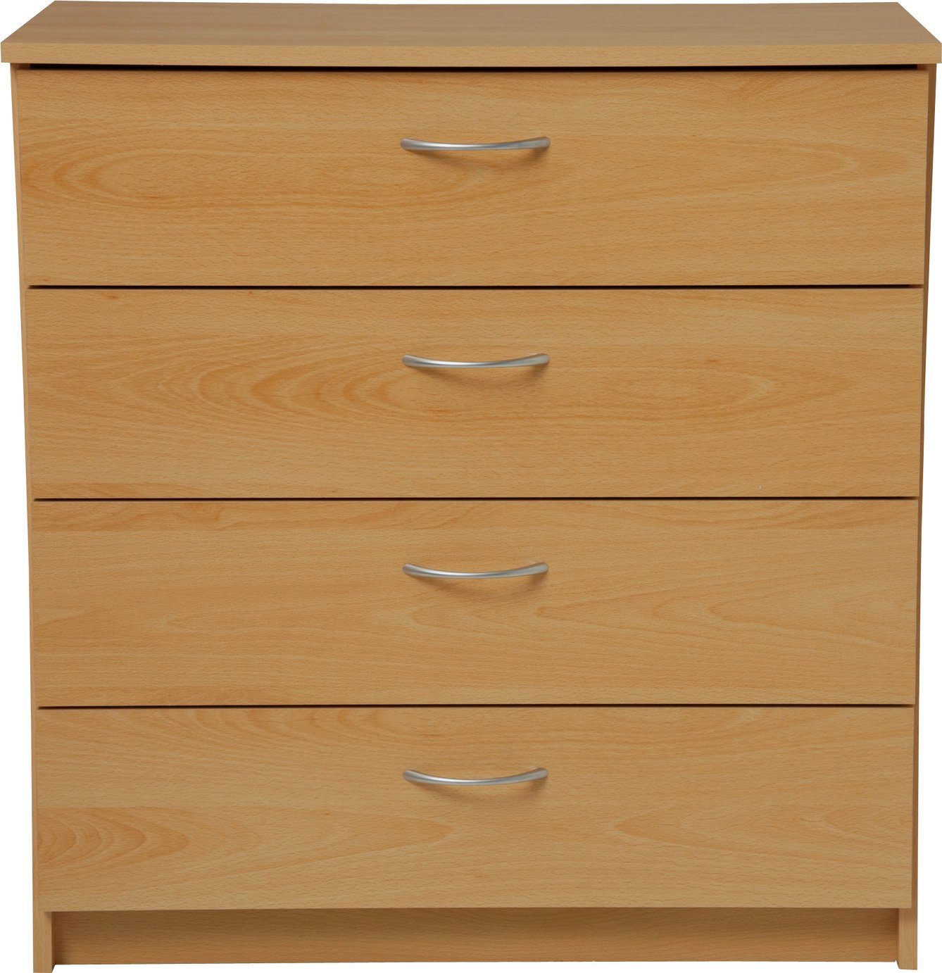 Argos Home Cheval 4 Drawer Chest - Beech Effect