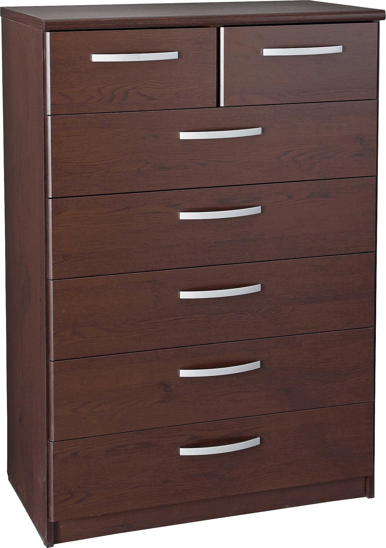 Argos Home Hallingford 5+2 Drawer Chest - Dark Oak Effect