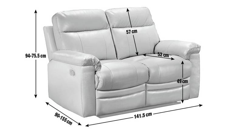 Argos 2 best sale seater recliner sofa