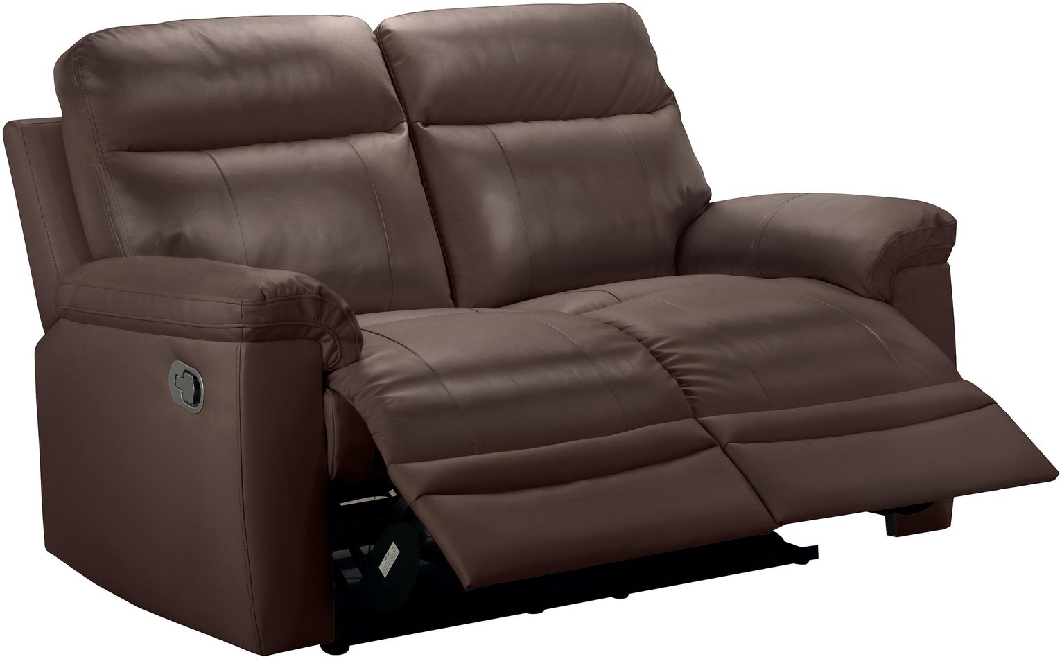 Argos Home New Paolo 2 Seater Manual Recliner Sofa-Chocolate