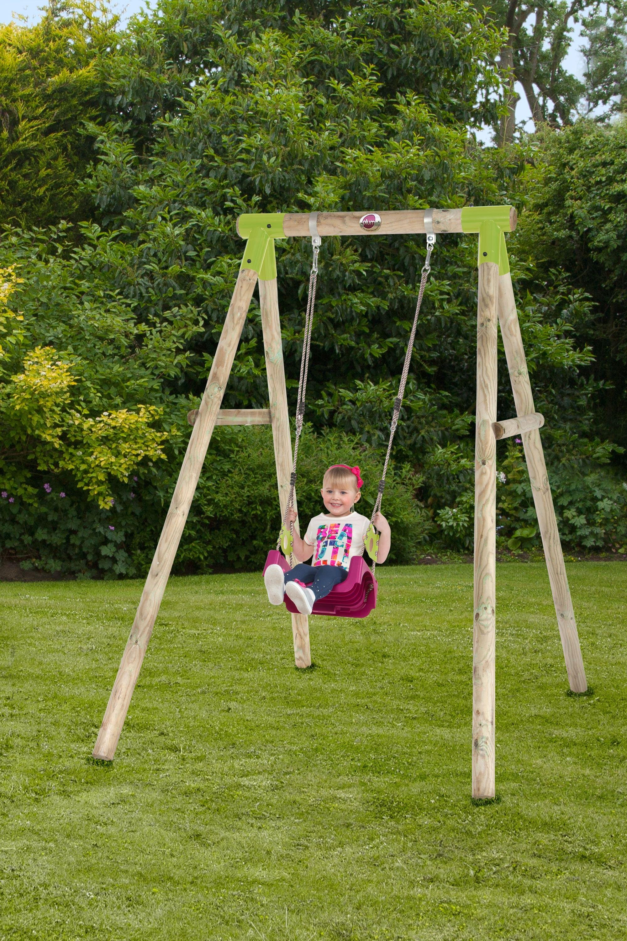 Plum Quoll Wooden Pole Swing Set. Reviews