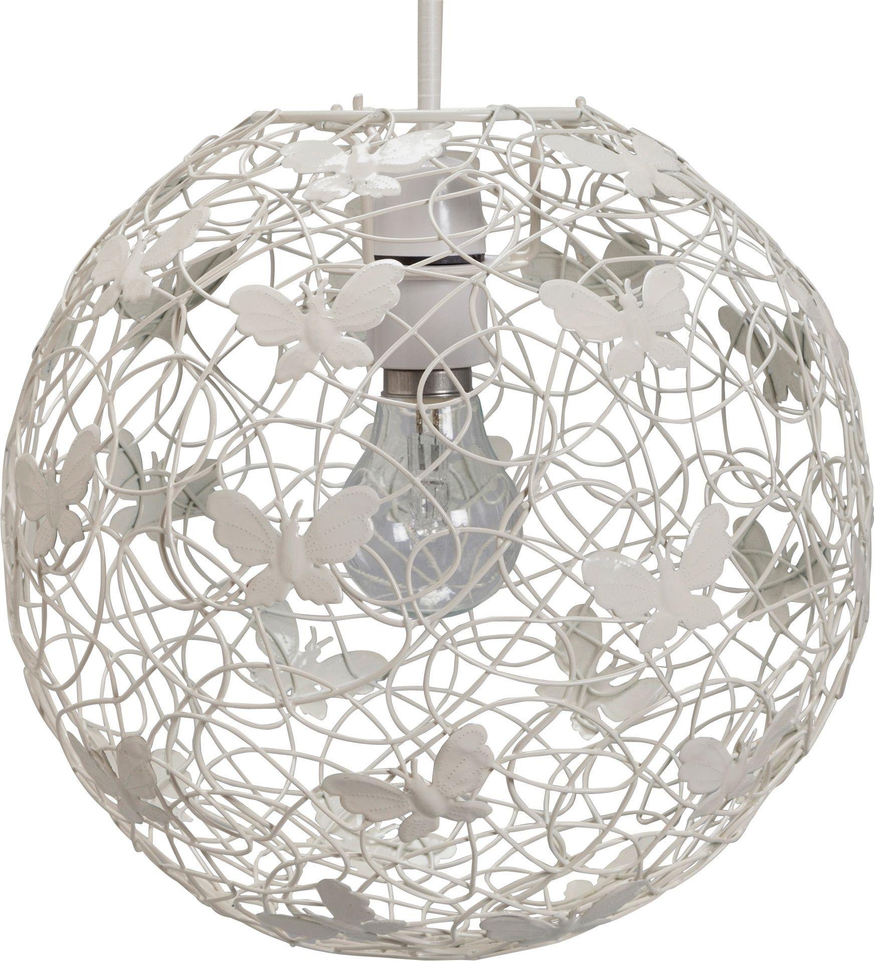 Argos Home Butterfly Wire Easyfit Pendant Shade - Ivory