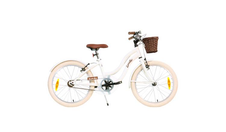 Dino Bikes Retro 20" Kids Pedal Powered Bike - White