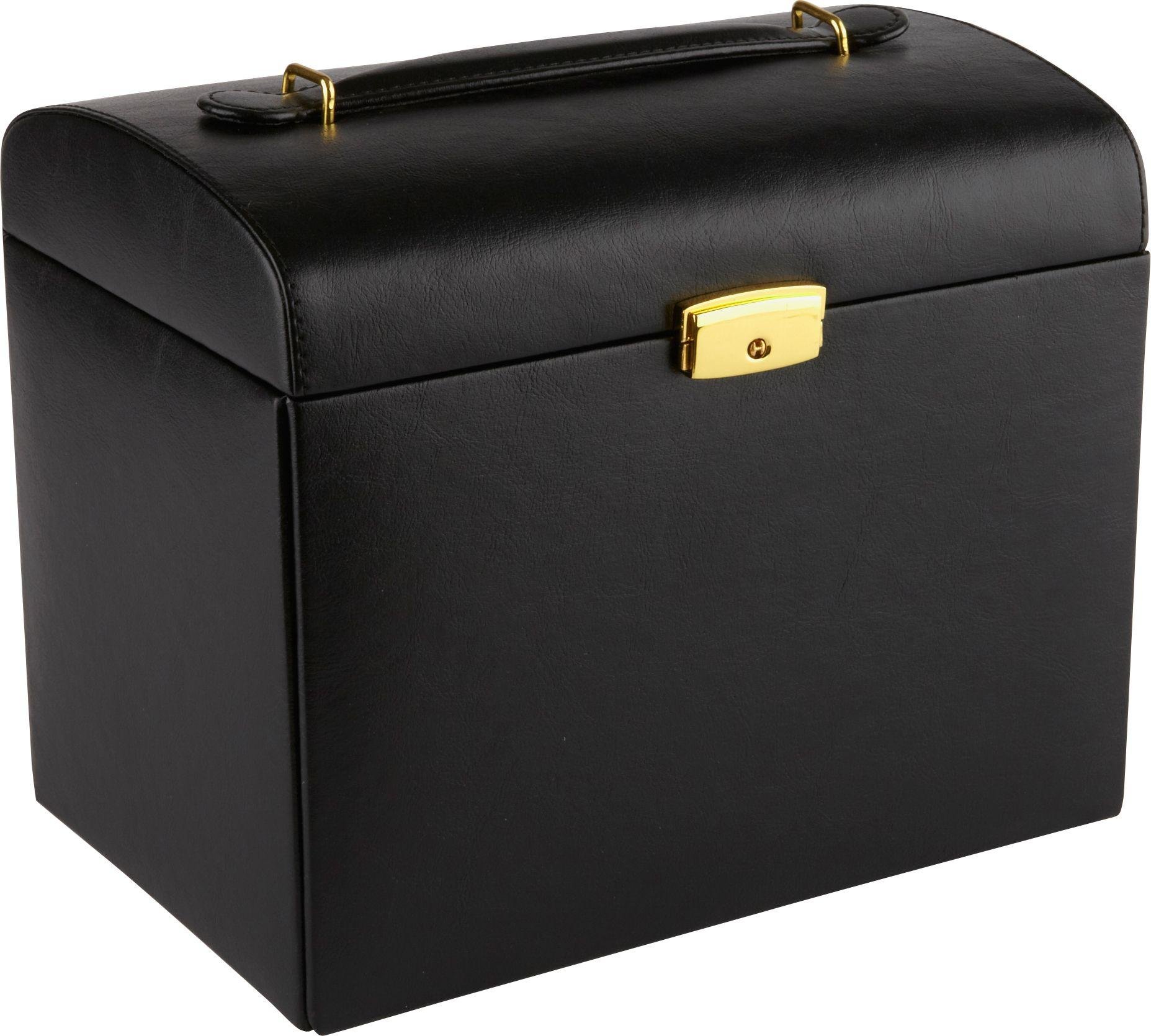 Large Three Drawer Black Jewellery Box Reviews