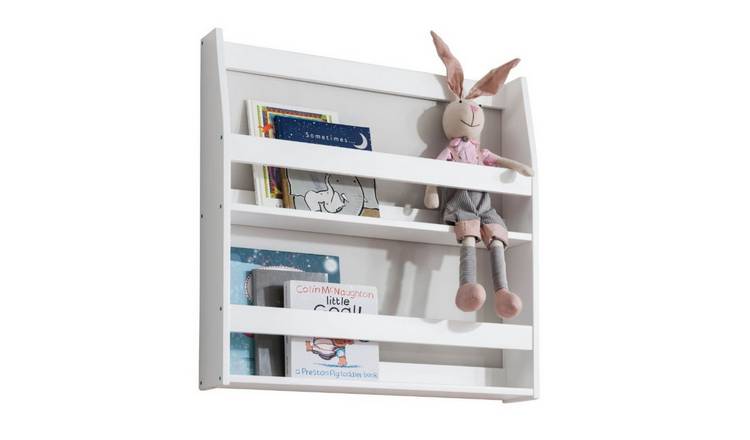 Noa & Nani Hakan 2 Tier Wall Mounted Display Shelf - White