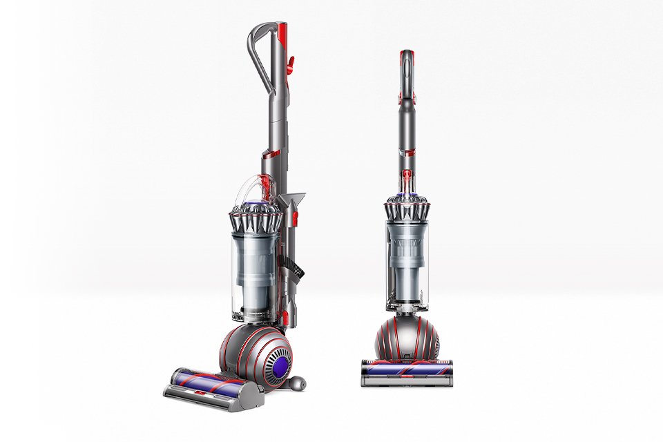  2 Dyson ball animal multifloor upright vacuum cleaners.