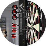 Winmau Blade 6 Championship Dartboard and Darts Set.